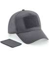 BB638 B638 Beechfield Removable Patch 5 Panel Cap Graphite Grey colour image